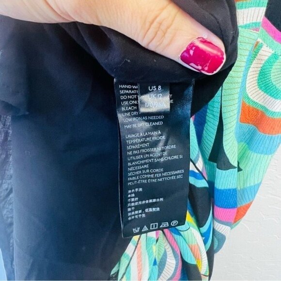 Anthropologie Multicolor Geometric Dress - Picture 8 of 16